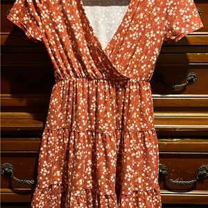 No Boundaries floral babydoll dress🌼